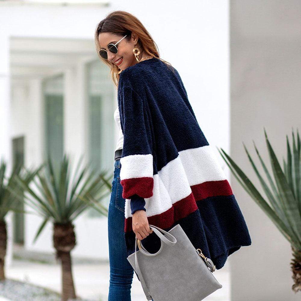 Multi Colors Coat Long Sleeve for Women